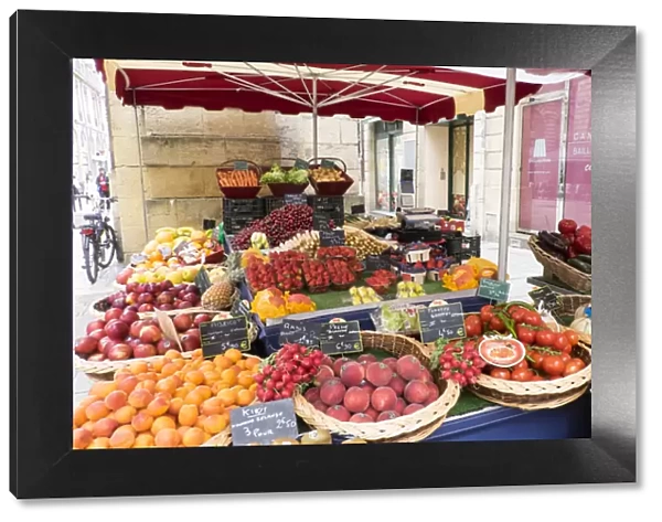 France, Bordeaux, Street Fruit Stand