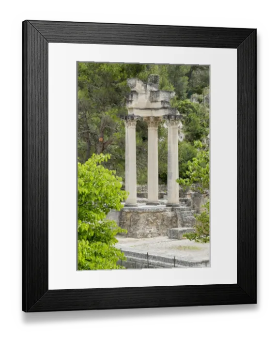 Framed Print : France, South of France, St. Remy, Glanum, fortified Roman town in Provence Framed Print : France, South of France, St. Remy, Glanum, fortified Roman town in Provence