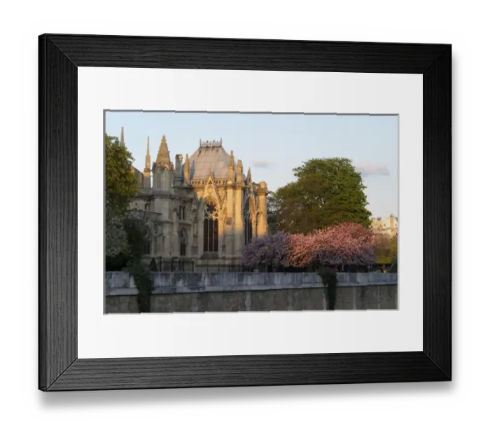 Framed Print : Europe, France, Paris. Notre Dame Cathedral from the Seine River Framed Print : Europe, France, Paris. Notre Dame Cathedral from the Seine River