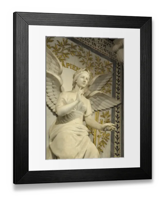Framed Print : Europe, France, Rhone-Alpes, Lyon. Basilica Notre-Dame de Fourviere