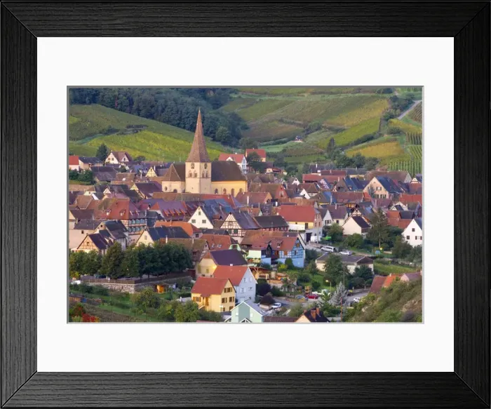 Framed Print : Niedermorschwihr, Alsace, France Framed Print : Niedermorschwihr, Alsace, France