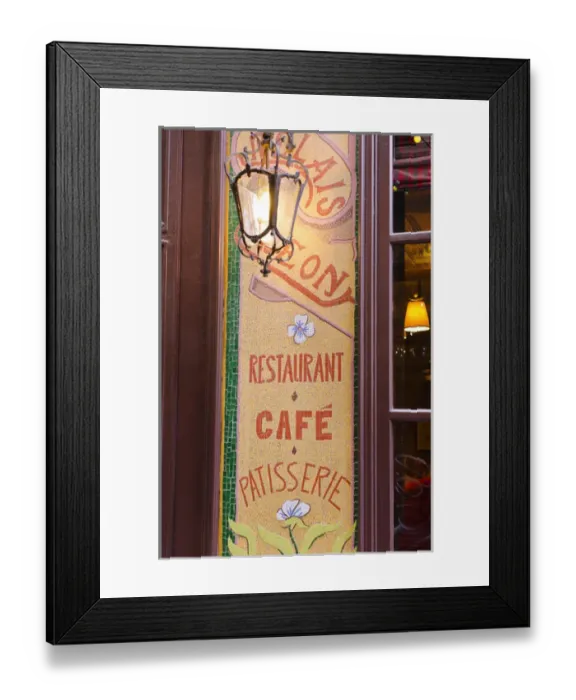 Framed Print : Relais Odeon Restaurant, Left Bank, Paris, France Framed Print : Relais Odeon Restaurant, Left Bank, Paris, France