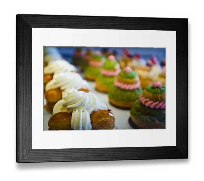 Framed Print : Pastries, Paris, France Framed Print : Pastries, Paris, France