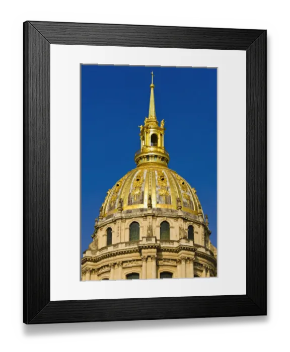 Framed Print : Gold dome on the Chapel of Saint-Louis (burial site of Napoleon), Les Invalides, Paris Framed Print : Gold dome on the Chapel of Saint-Louis (burial site of Napoleon), Les Invalides, Paris