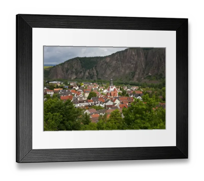 Framed Print : Germany, Deutschland, Rhineland-Palatinate, Rheinland-Pfalz Ebernburg, Rotenfels mountain Framed Print : Germany, Deutschland, Rhineland-Palatinate, Rheinland-Pfalz Ebernburg, Rotenfels mountain