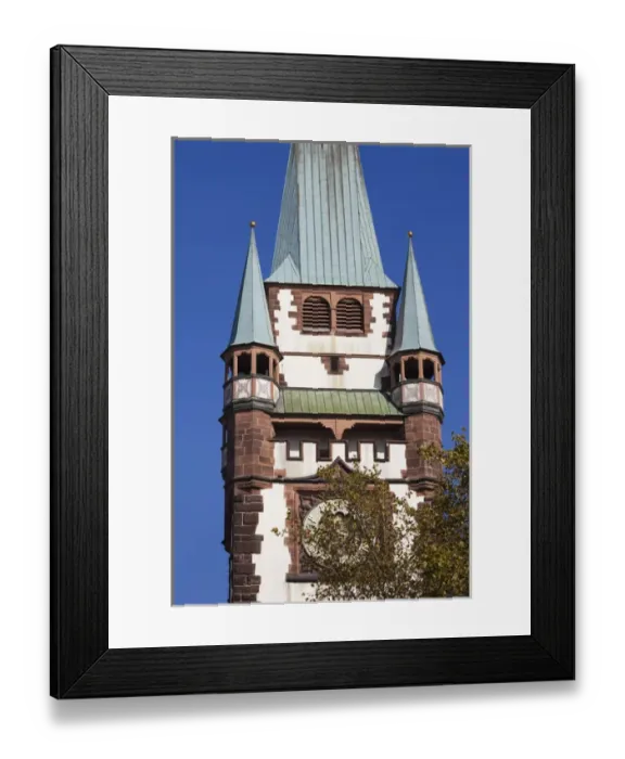 Framed Print : Germany, Baden-Wurttemburg, Black Forest, Freiburg-im-Breisgau, Altstadt, Old Town Framed Print : Germany, Baden-Wurttemburg, Black Forest, Freiburg-im-Breisgau, Altstadt, Old Town