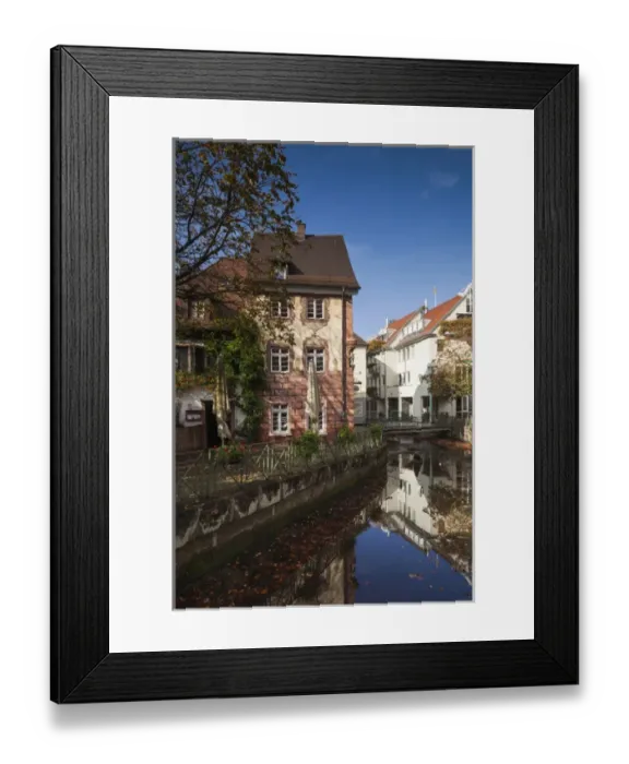 Framed Print : Germany, Baden-Wurttemburg, Black Forest, Freiburg-im-Breisgau, Altstadt, Old Town