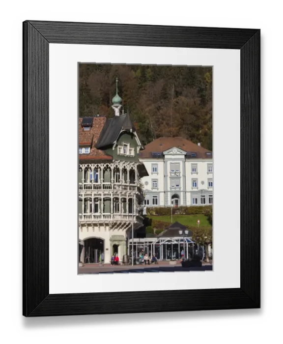 Framed Print : Germany, Baden-Wurttemburg, Black Forest, Sankt Blasien, town buildings Framed Print : Germany, Baden-Wurttemburg, Black Forest, Sankt Blasien, town buildings