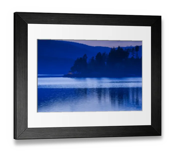 Framed Print : Germany, Baden-Wurttemburg, Black Forest, Schluchsee, Schluchtsee lake, dusk Framed Print : Germany, Baden-Wurttemburg, Black Forest, Schluchsee, Schluchtsee lake, dusk
