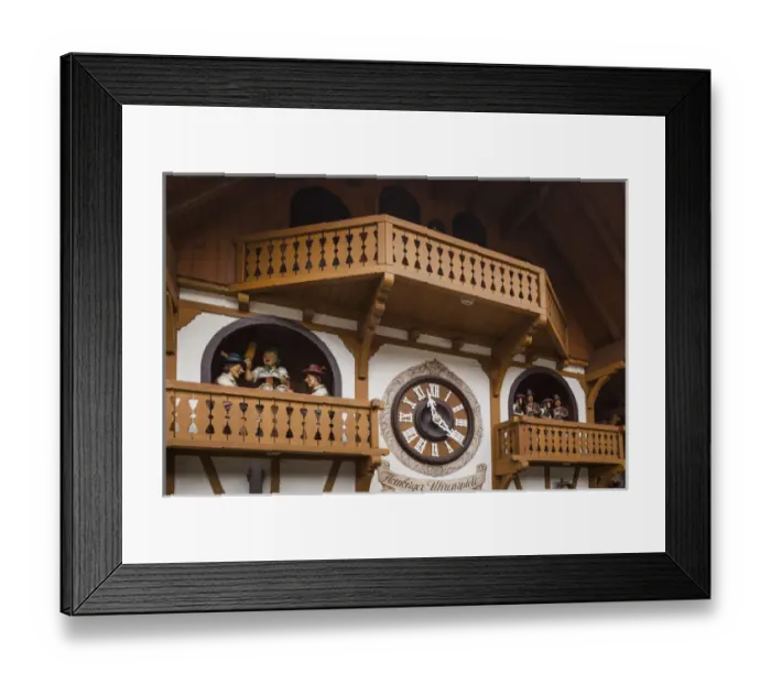 Framed Print : Germany, Baden-Wurttemburg, Black Forest, Triberg, large outdoor cuckoo clock Framed Print : Germany, Baden-Wurttemburg, Black Forest, Triberg, large outdoor cuckoo clock
