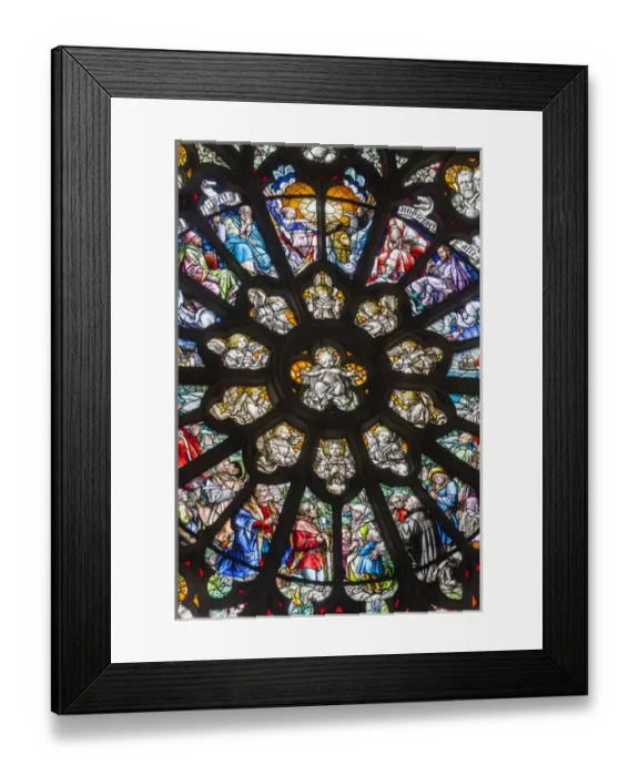 Framed Print : Germany, Rheinland-Pfalz, Speyer, Memorial church, interior, stained glass windows Framed Print : Germany, Rheinland-Pfalz, Speyer, Memorial church, interior, stained glass windows
