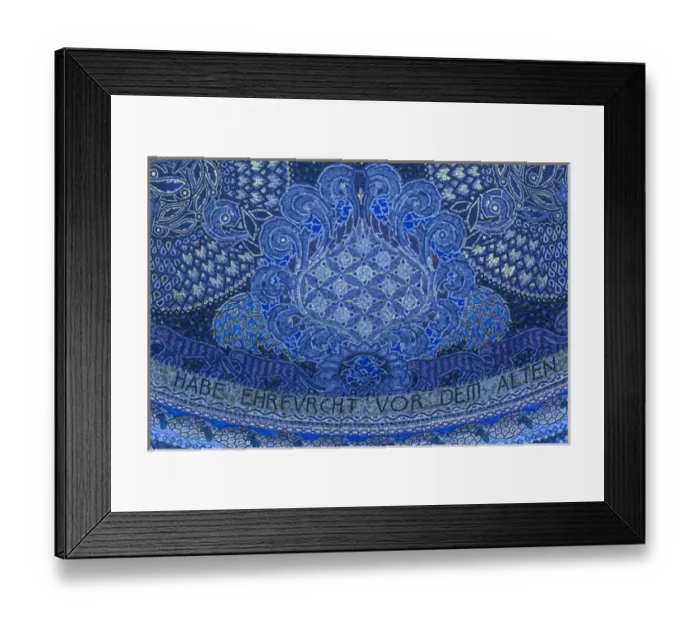 Framed Print : Germany, Hesse, Darmstadt, Mathildenhohe Kunstlerkolonie Park, Jugendstil building detail
