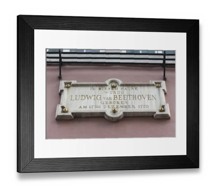 Framed Print : Germany, Nordrhein-Westfalen, Bonn, Beethovenhaus, birthplace of Ludwig von Beethoven Framed Print : Germany, Nordrhein-Westfalen, Bonn, Beethovenhaus, birthplace of Ludwig von Beethoven