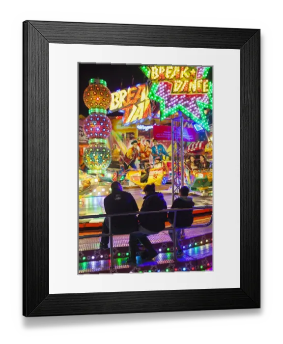 Framed Print : Germany, Rheinland-Pfalz, Speyer, autumn carnival, with visitors, evening Framed Print : Germany, Rheinland-Pfalz, Speyer, autumn carnival, with visitors, evening