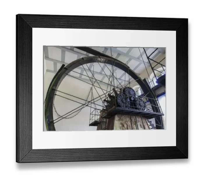 Framed Print : Germany, Bavaria, Bad Reichenhall, Alte Saline, old saltworks, interior, brine pumping Framed Print : Germany, Bavaria, Bad Reichenhall, Alte Saline, old saltworks, interior, brine pumping
