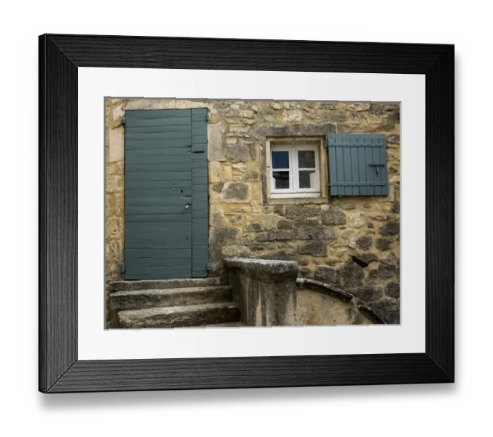Framed Print : Europe; France; Provence; Lacoste; Town Scenes