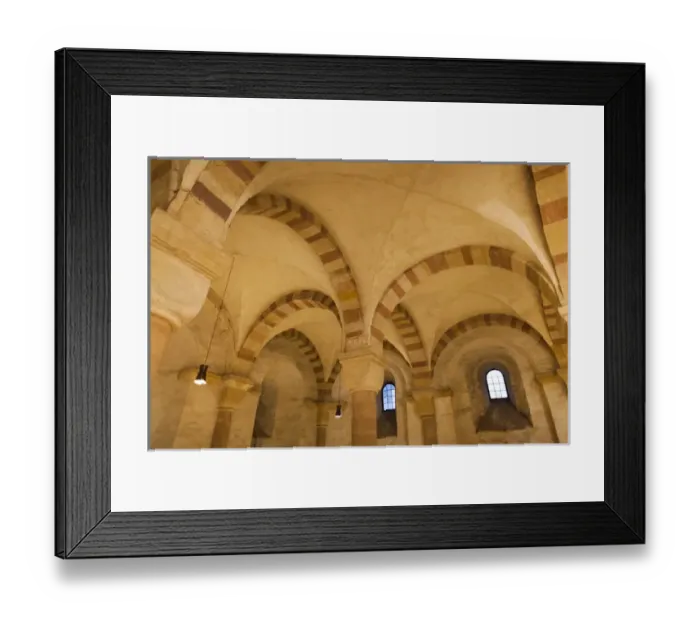 Framed Print : Germany, Rheinland-Pfalz, Speyer, Dom cathedral, crypt interior