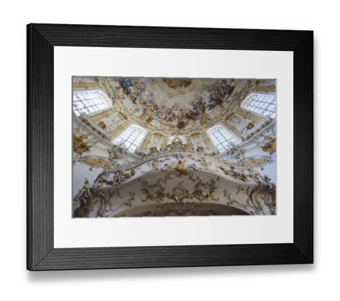 Framed Print : Germany, Bavaria, Ettal, Kloster Ettal monastery, interior Framed Print : Germany, Bavaria, Ettal, Kloster Ettal monastery, interior