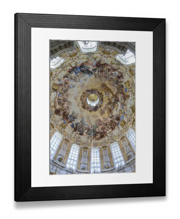 Framed Print : Germany, Bavaria, Ettal, Kloster Ettal monastery, interior Framed Print : Germany, Bavaria, Ettal, Kloster Ettal monastery, interior