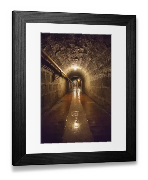 Framed Print : Germany, Bavaria, Bad Reichenhall, Alte Saline, old saltworks, underground walkway Framed Print : Germany, Bavaria, Bad Reichenhall, Alte Saline, old saltworks, underground walkway