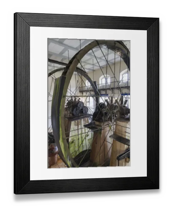 Framed Print : Germany, Bavaria, Bad Reichenhall, Alte Saline, old saltworks, interior, brine pumping Framed Print : Germany, Bavaria, Bad Reichenhall, Alte Saline, old saltworks, interior, brine pumping