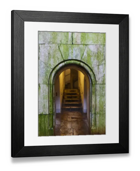 Framed Print : Germany, Bavaria, Bad Reichenhall, Alte Saline, old saltworks, underground walkway