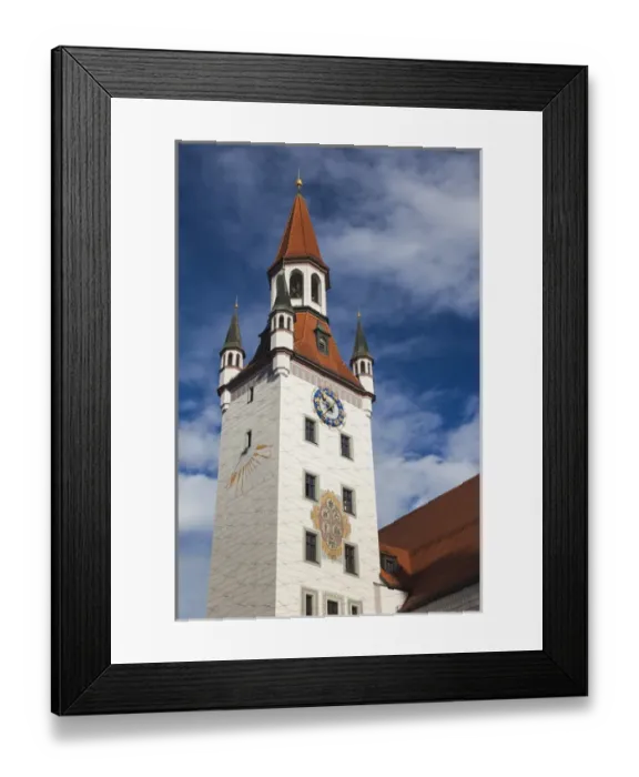 Framed Print : Germany, Bavaria, Munich, Altes Rathaus, old town hall