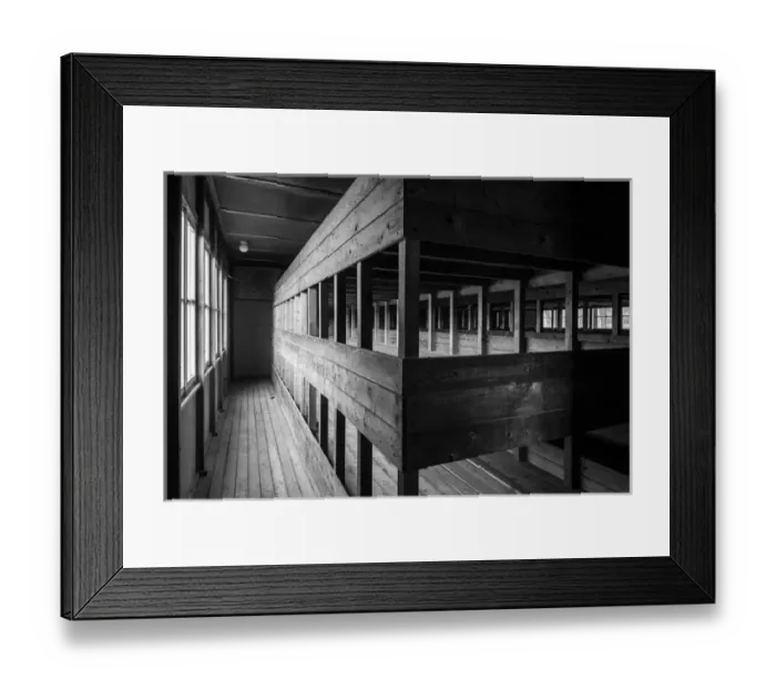 Framed Print : Germany, Bavaria, Munich-Dachau, WW-2 era Nazi concentration camp, barracks building Framed Print : Germany, Bavaria, Munich-Dachau, WW-2 era Nazi concentration camp, barracks building