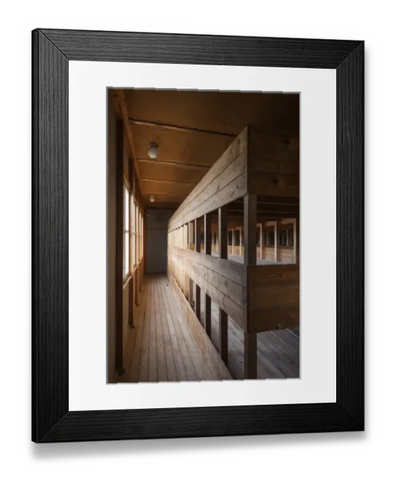 Framed Print : Germany, Bavaria, Munich-Dachau, WW-2 era Nazi concentration camp, barracks building Framed Print : Germany, Bavaria, Munich-Dachau, WW-2 era Nazi concentration camp, barracks building