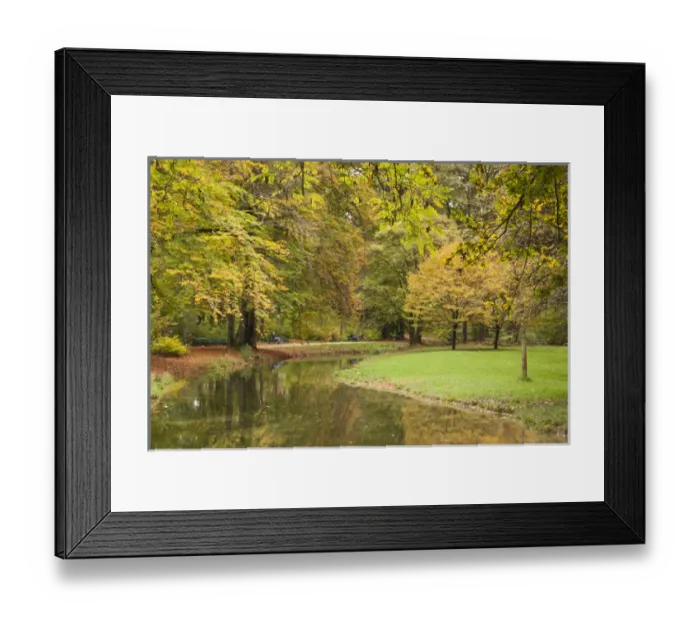 Framed Print : Germany, Bavaria, Munich, Englischer Garten park, fall foliage Framed Print : Germany, Bavaria, Munich, Englischer Garten park, fall foliage