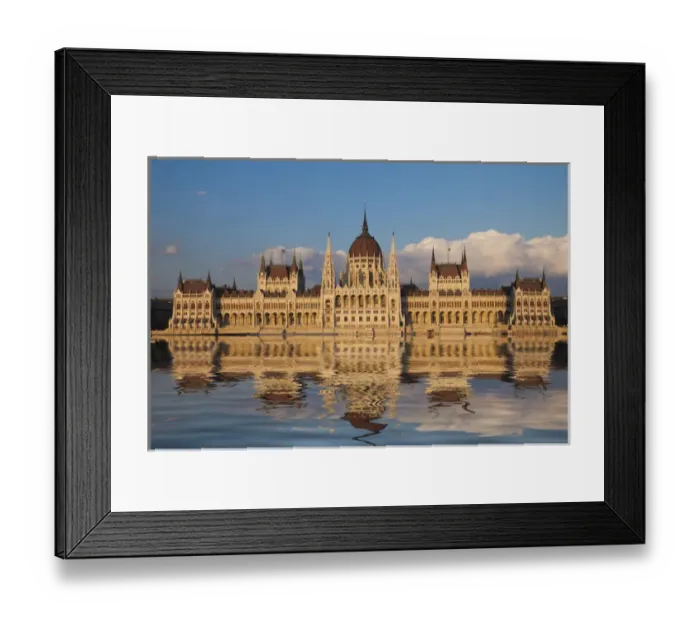 Framed Print : Europe, Hungary, Budapest. Parliament Building on Danube River Framed Print : Europe, Hungary, Budapest. Parliament Building on Danube River