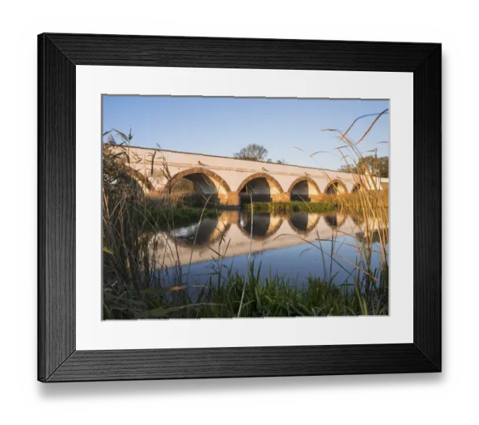 Framed Print : Nine-holed bridge (Kilenclyukuhid), the architectural landmark and icon of Hortobagy Framed Print : Nine-holed bridge (Kilenclyukuhid), the architectural landmark and icon of Hortobagy