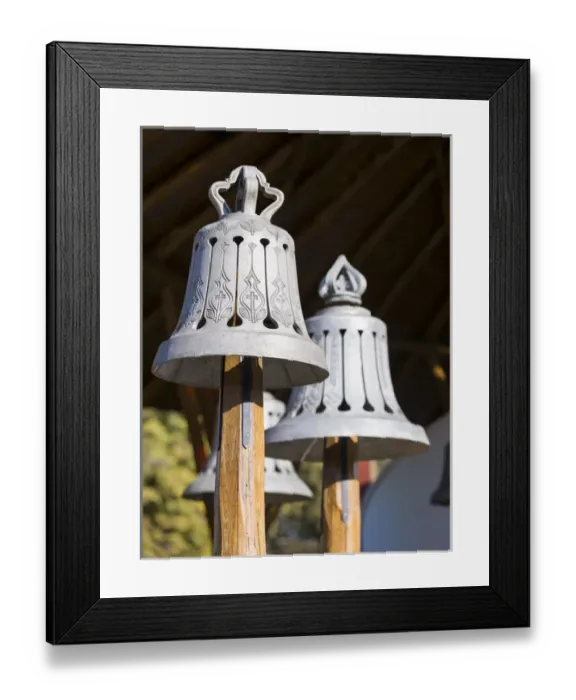 Framed Print : Hajduszoboszlo, the collection of bells, the landmark of the spa town in the hungarian Puszta Framed Print : Hajduszoboszlo, the collection of bells, the landmark of the spa town in the hungarian Puszta