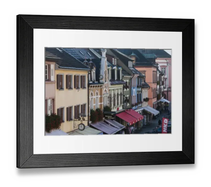 Framed Print : Germany, Baden-Wurttemburg, Black Forest, Gengenbach, town buildings Framed Print : Germany, Baden-Wurttemburg, Black Forest, Gengenbach, town buildings