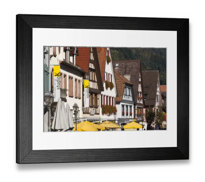 Framed Print : Germany, Baden-Wurttemburg, Black Forest, Haslach im Kinzigtal, traditional building Framed Print : Germany, Baden-Wurttemburg, Black Forest, Haslach im Kinzigtal, traditional building
