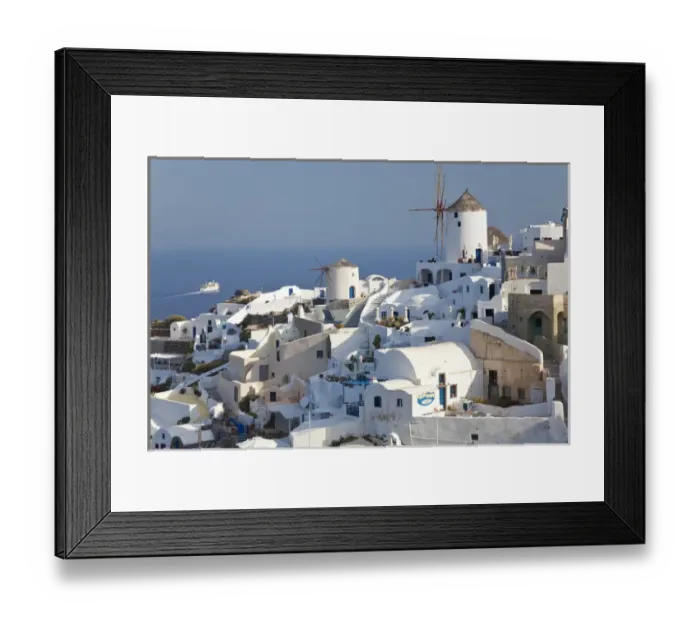 Framed Print : Oia, Santorini, Cyclades islands, Greece Framed Print : Oia, Santorini, Cyclades islands, Greece