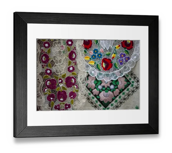 Framed Print : RM. Embroidery. Budapest. Hungary Framed Print : RM. Embroidery. Budapest. Hungary