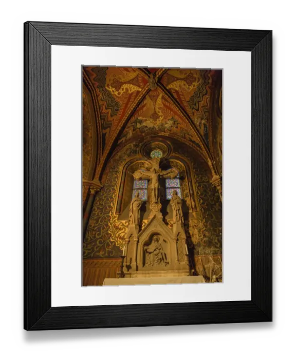 Framed Print : RM. Inside Mattias Cathedral. Budapest. Hungary Framed Print : RM. Inside Mattias Cathedral. Budapest. Hungary