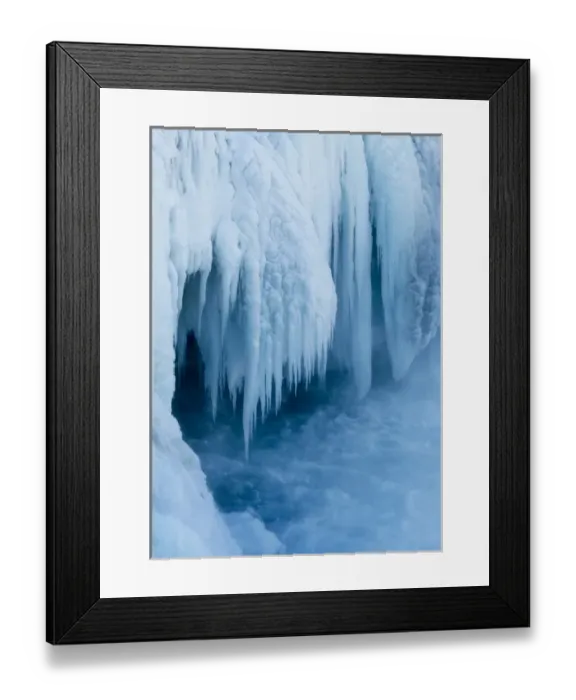 Framed Print : Godafoss one of the iconic waterfalls of Iceland during winter. europe, northern europe Framed Print : Godafoss one of the iconic waterfalls of Iceland during winter. europe, northern europe