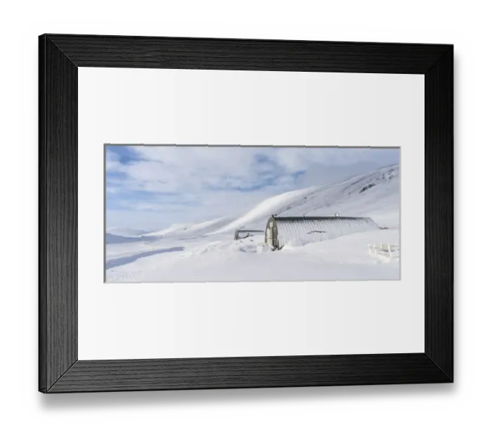 Framed Print : Landscape with farm in the valley of river Joekulsa a Dal west of Egilsstadir leading