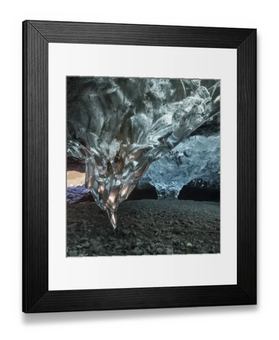 Framed Print : Ice cave in the glacier Breidamerkurjoekull in Vatnajoekull National Park. europe Framed Print : Ice cave in the glacier Breidamerkurjoekull in Vatnajoekull National Park. europe
