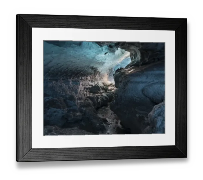 Framed Print : Ice cave in the glacier Breidamerkurjoekull in Vatnajoekull National Park. europe Framed Print : Ice cave in the glacier Breidamerkurjoekull in Vatnajoekull National Park. europe