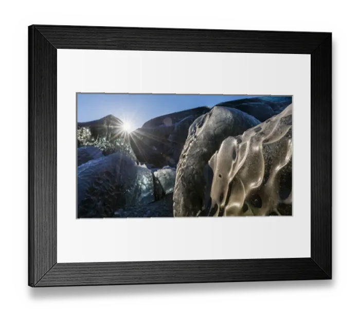 Framed Print : Icefall, glacier Breidamerkurjoekull in the Vatnajoekull NP during winter. europe Framed Print : Icefall, glacier Breidamerkurjoekull in the Vatnajoekull NP during winter. europe