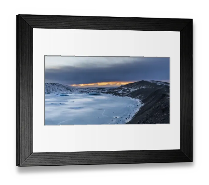 Framed Print : Glacier Svinafellsjoekul in the Vatnajoekull NP during winter Framed Print : Glacier Svinafellsjoekul in the Vatnajoekull NP during winter