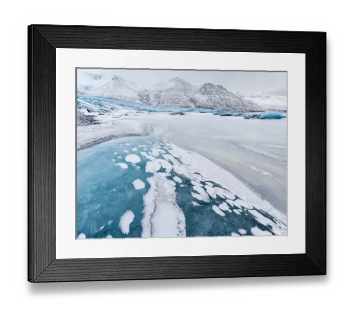 Framed Print : Glacier Skaftafelljoekull in the Vatnajoekull NP during winter. europe, northern europe Framed Print : Glacier Skaftafelljoekull in the Vatnajoekull NP during winter. europe, northern europe