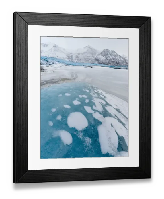 Framed Print : Glacier Skaftafelljoekull in the Vatnajoekull NP during winter. europe, northern europe Framed Print : Glacier Skaftafelljoekull in the Vatnajoekull NP during winter. europe, northern europe