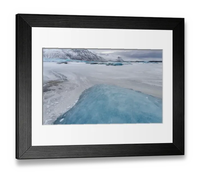 Framed Print : Glacier Skaftafelljoekull in the Vatnajoekull NP during winter. europe, northern europe Framed Print : Glacier Skaftafelljoekull in the Vatnajoekull NP during winter. europe, northern europe