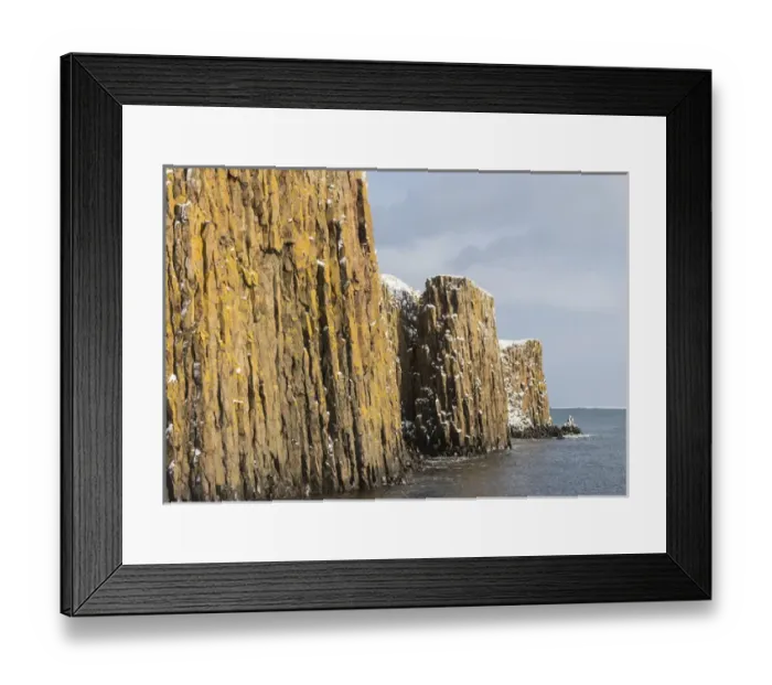Framed Print : Village Stykkisholmur on the Snaefellsnes peninsula during winter