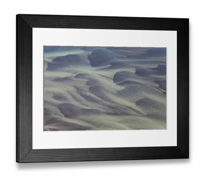 Framed Print : Aerial view of Hosa river coloured by glacial melt, SW Iceland Framed Print : Aerial view of Hosa river coloured by glacial melt, SW Iceland