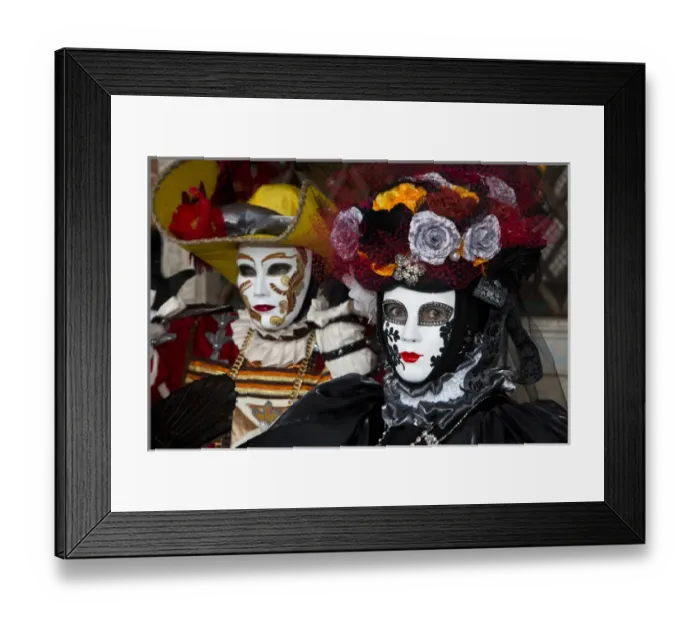 Framed Print : Carnival Venice Italy Masked Costumes Framed Print : Carnival Venice Italy Masked Costumes